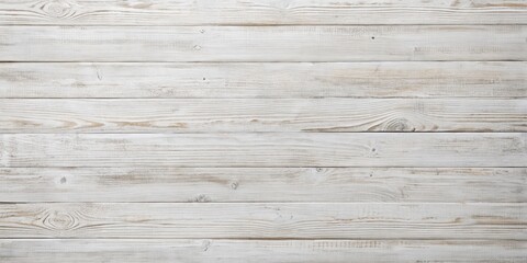 Obraz premium Distressed White Wooden Planks - Rustic and Elegant Background