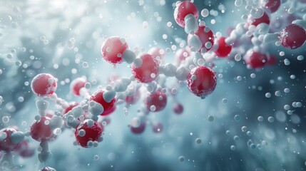 Captivating abstract composition featuring colorful liquid spheres droplets and bubbles floating and swirling in a dynamic reflective and ethereal visual display