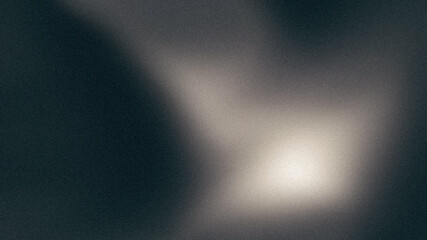 Light faded colors grainy backdrop design. Soft gray black color gradient grainy texture, noise texture effect, bright, glowing, shine, noisy banner, poster and header
