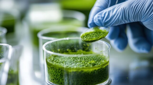 Algae-based biotechnology applications in the food industry, focusing on sustainable and nutritious algae-derived products