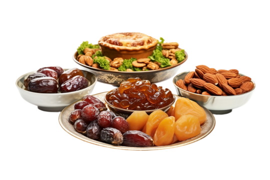 Serene Ramadan Iftar Meal with Traditional Dish