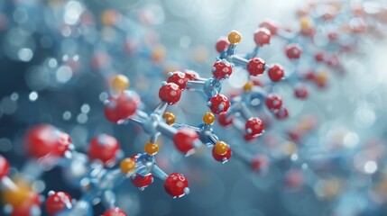 Frozen red cranberries on an icy branch with a blurred background of sparkling Christmas bokeh lights  Vibrant frozen berries in a winter nature scene with a festive seasonal feel