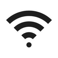 Wi-fi icon for interface design. Vector wlan access, wireless wi-fi hotspot signal sign, icon, symbol
