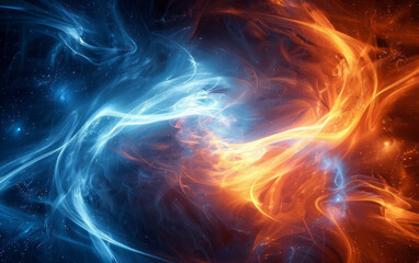 Obraz premium Technological sense of fashion color texture commercial background