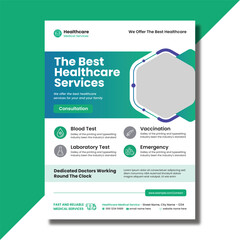 Obraz premium Healthcare Flyer Template