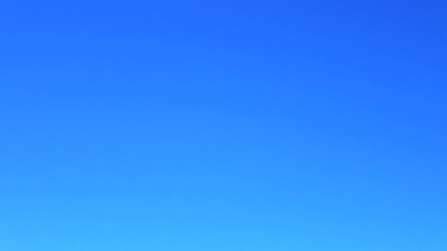 雲ひとつない快晴の青空   秋の空模様 4K