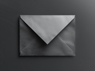 A square envelope made from smooth paper, exuding a cute and clean vibe. Ideal for invitations, stationery designs, or as a minimalist element in creative projects