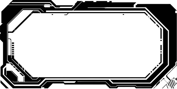 Abstract tech frame