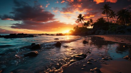 Fototapeta premium Sunset Paradise