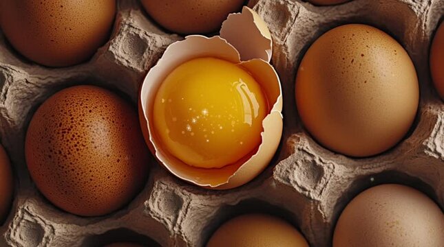 eggs in a box