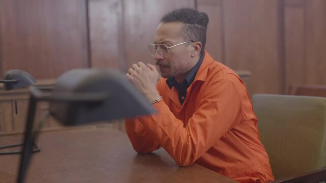 Trial court defendant sitting before a judge