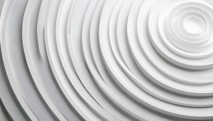 Abstract white circular pattern