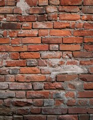 Fototapeta premium Weathered brick wall texture