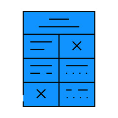 training program line icon vector. training program sign. isolated symbol illustration