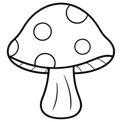 hand draw mushroom vector illustration (1)