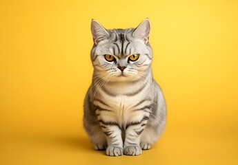 Fototapeta premium portrait of a cat with eyes