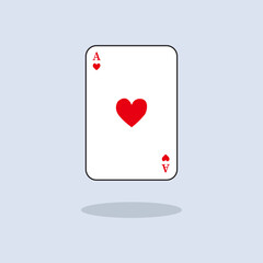 Vector illustration Playing Cards. Vector design Casino Cards. Casino Playing Cards design illustration and icon for website, digital and print