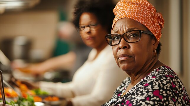 Unity in Giving: Family and Friends Cooking Thanksgiving Meals for Shelter, Teamwork and Community Service in Action