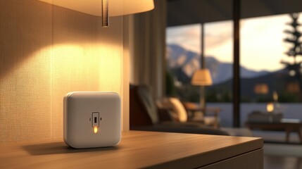 Smart Home Automation Device on Table