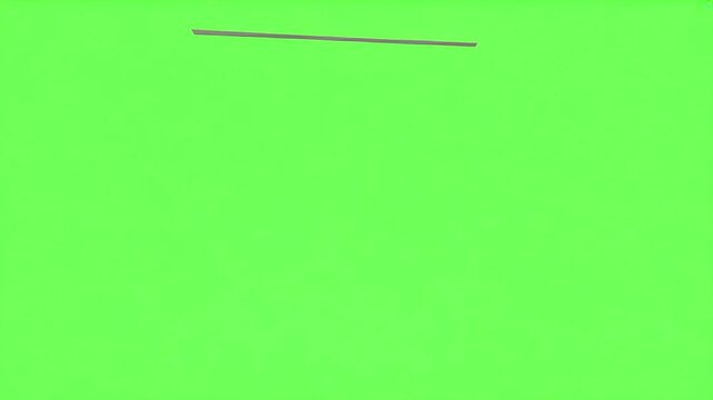 stunning 3D animation of white paper ripping horizontal stripes rolling opens screen captivating visual effect ongreen serves ascreative transition backdrop 4K sheet breaking opening