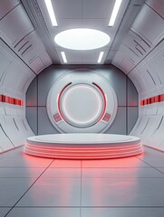 Fototapeta premium empty subway station
