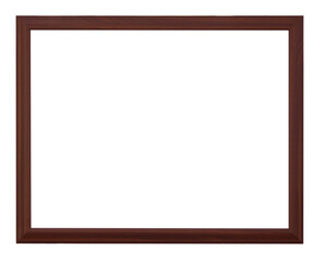 Old teak picture frame