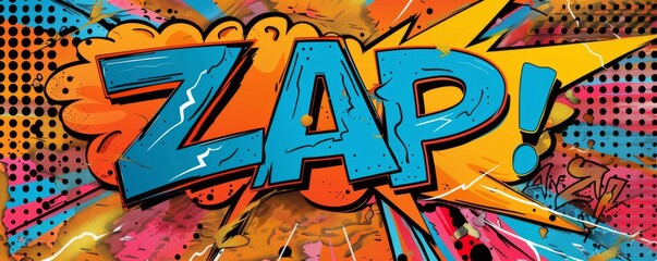 Fototapeta premium Exciting pop art background with 