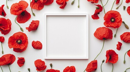 A sleek, customizable poster template designed to pay tribute to veterans, set against a clean white backdrop.