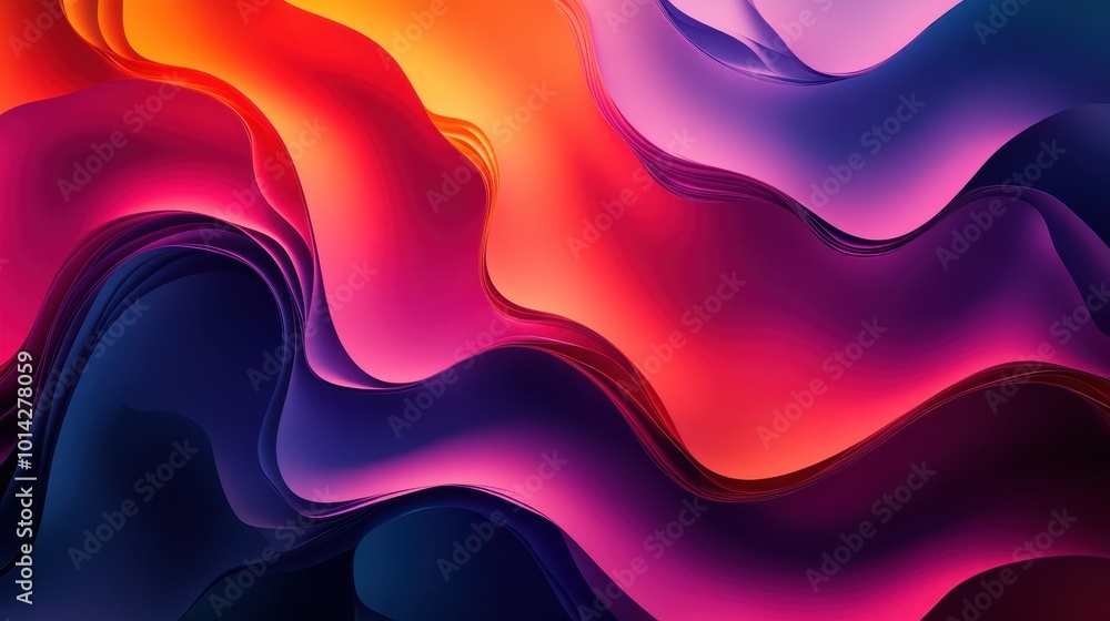 Poster gradients creating dynamic visual appeal smooth color transitions abstract patterns, background, art