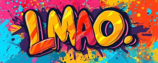 Fototapeta premium Fun pop art background with text 