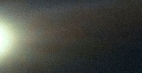 Light rays sideways on a dark background, shining with bright light and glow pattern, grainy noise