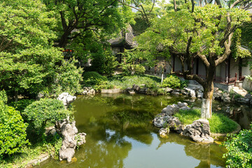 Obraz premium A traditional garden in the Jiangnan style