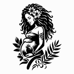 Obraz premium pregnant woman-