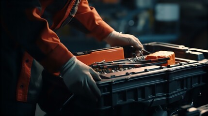 A vibrant outdoor barbecue scene featuring sizzling meat on the grill with flames and smoke, perfect for a summer picnic dinner