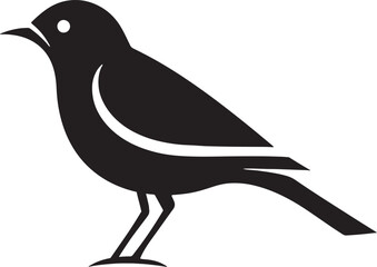 Bird silhouettes vector illustration isolated on white background