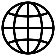 internet icon, simple vector design