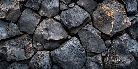 Obraz premium Lava rocks background, volcanic igneous molten magma rock backdrop, geological backgrounds