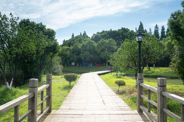boardwalk in the City Park