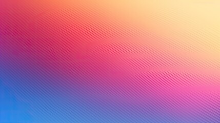Obraz premium Abstract gradient background with colors of pink, blue, orange, and yellow.