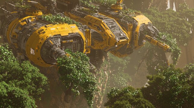 Futuristic Terraforming: Ray Tracing Space Colonization on Barren Planet