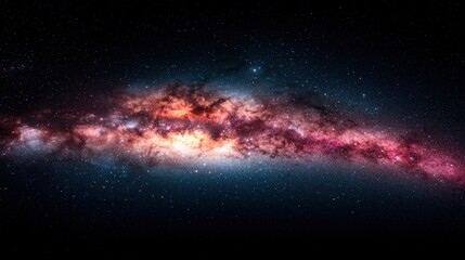 Fototapeta premium Cosmic Galaxy Milky Way Night Sky Stars Astronomy Space Background