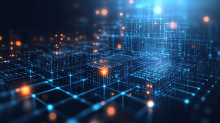 Obraz premium Big Data science analysis business technology concept on virtual screen. Information and Data in the IT Industry Background.