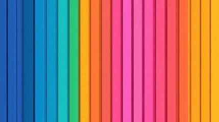 Obraz premium Colorful Vertical Stripes Abstract Background Rainbow Gradient Pattern