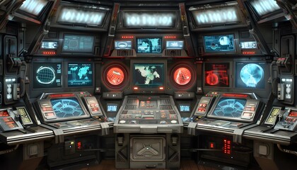 Futuristic technology interface background.