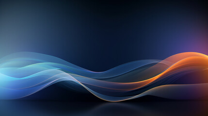 Illustration showing moving abstract energy environment background, wave abstract background for slide and template presentation, colorful and modern background,.