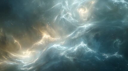 Futuristic digital cloud technology concept.