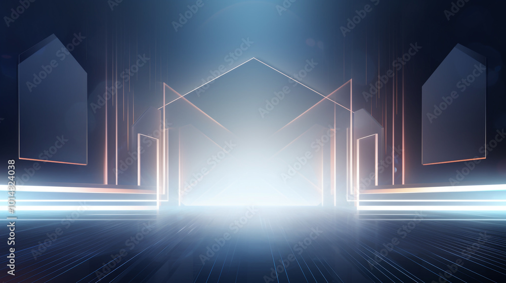 Poster explore the applications of edge computing in enhancing it services and reducing latency, empty back