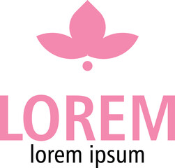 BUSINESS LOGO SUITABLE FOR NEW BUSINESSES WITH A PINK COLOR LOGO