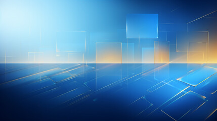 Obraz premium Particle in Cyberpunk Style Digital World Abstract Background, abstract background of colorful transparent rectangles on black background. 