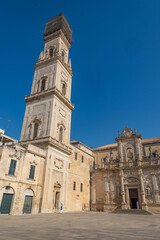 Calle barroca de la ciudad, Lecce, Apulia, Italia, julio, 2024
